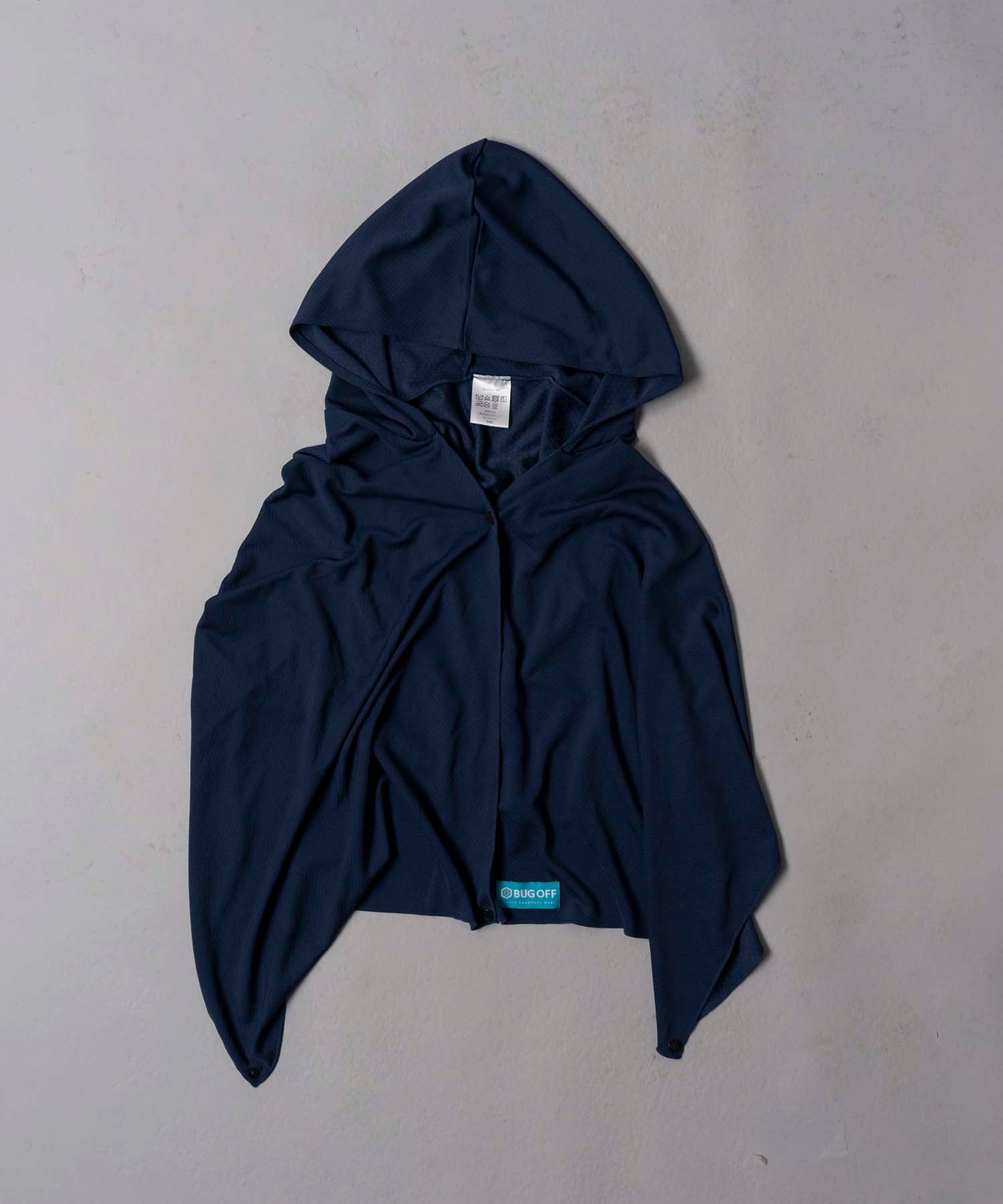 【着る虫除け/冷却/遮熱/消臭/UV】 BUGOFF(バグオフ)ユニセックスマルチフーディ